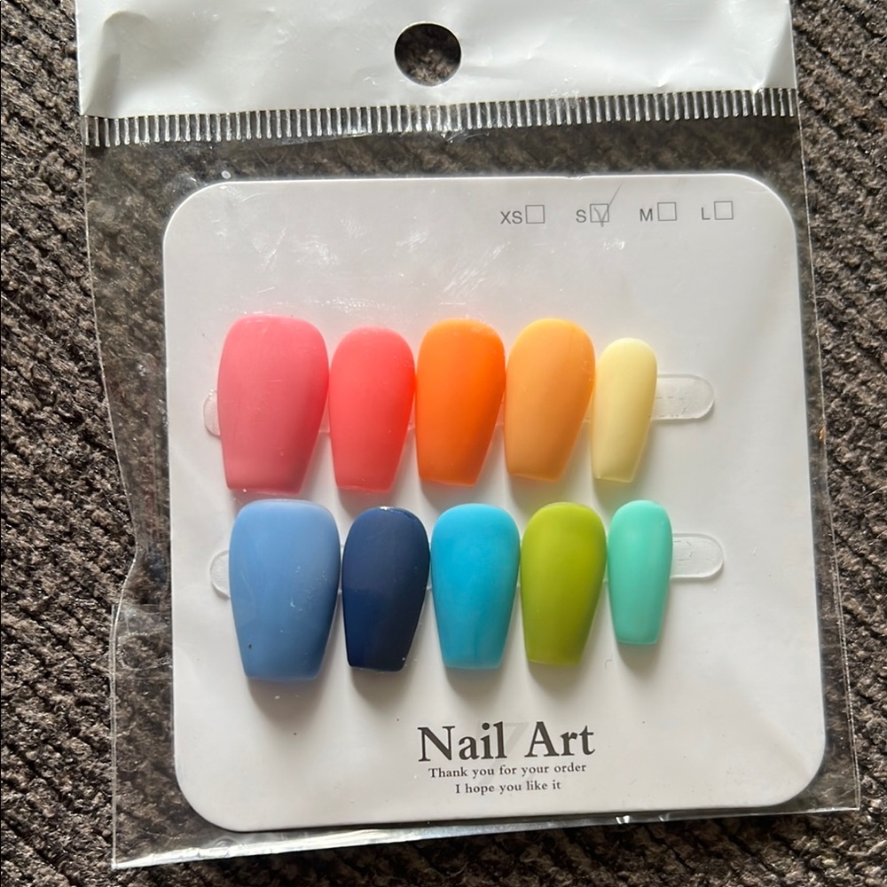 Colorful Nail Art Set